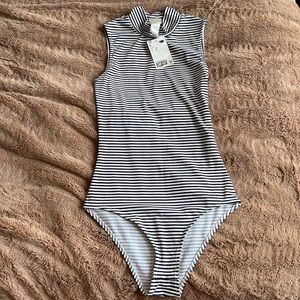 H&M mock neck body suit